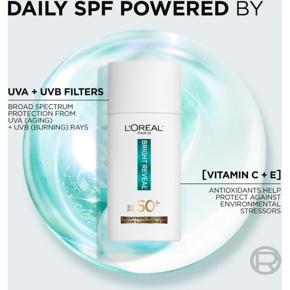 L'Oreal Bright Reveal SPF 50+ Brightening Daily UV Lotion
